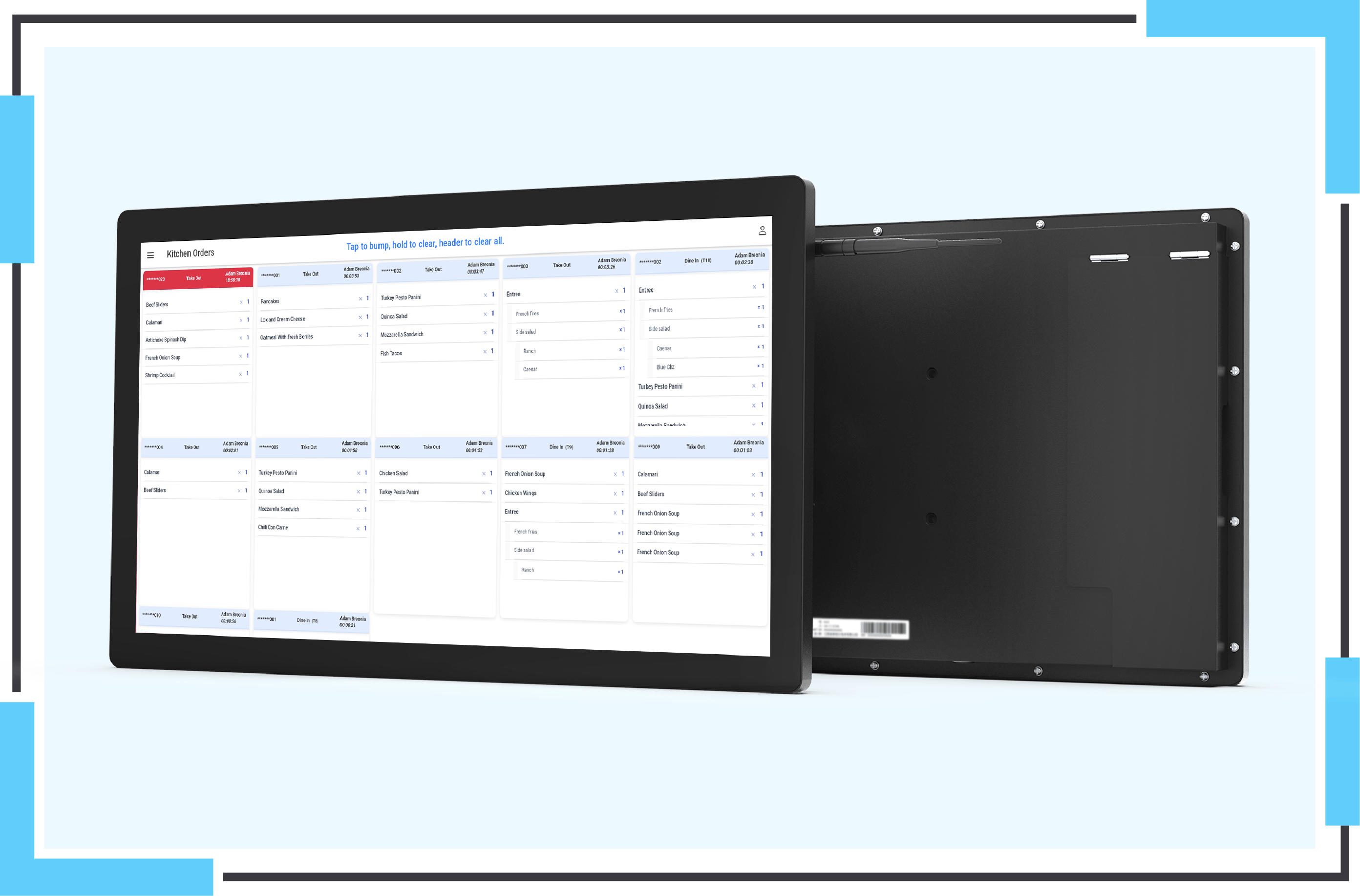 Kitchen order screen - CaPOS