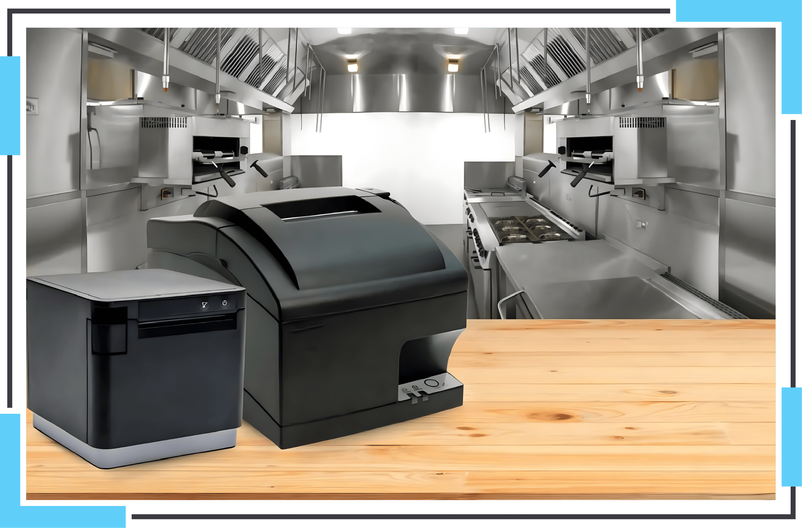 Two digital kitchen printers