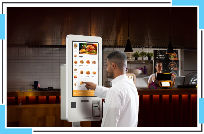 Streamline the dining experience with intuitive restaurant kiosks.