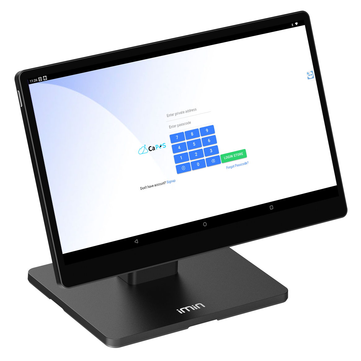 POS system on tablet - CaPOS