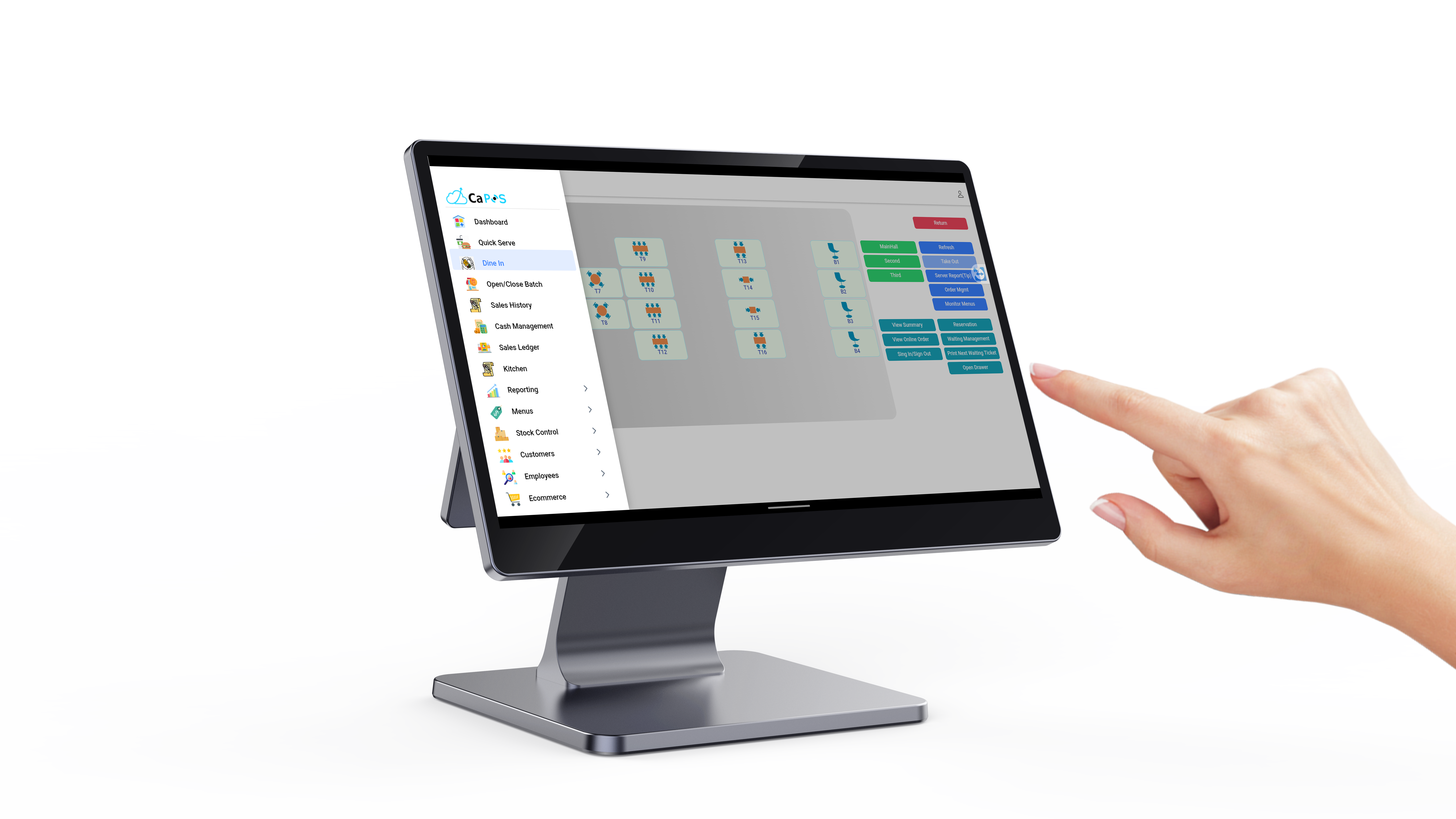 Touchscreen POS interaction - CaPOS