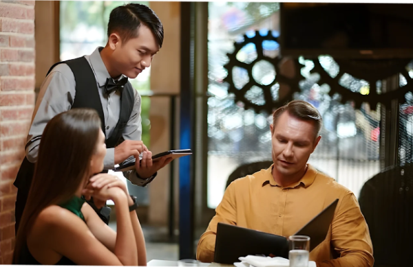 Server using handheld - CaPOS