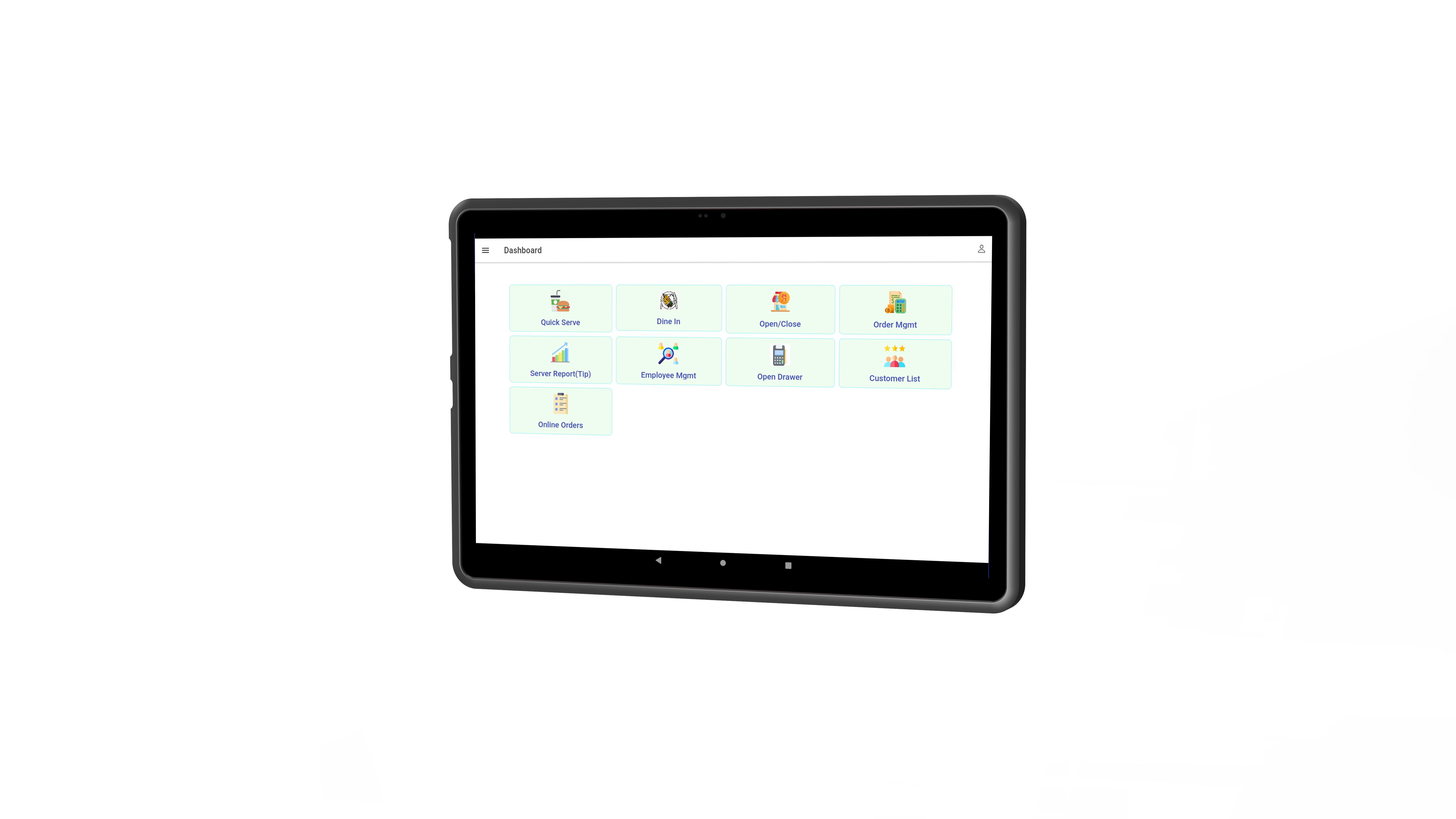 Handheld POS tablet for orders - CaPOS