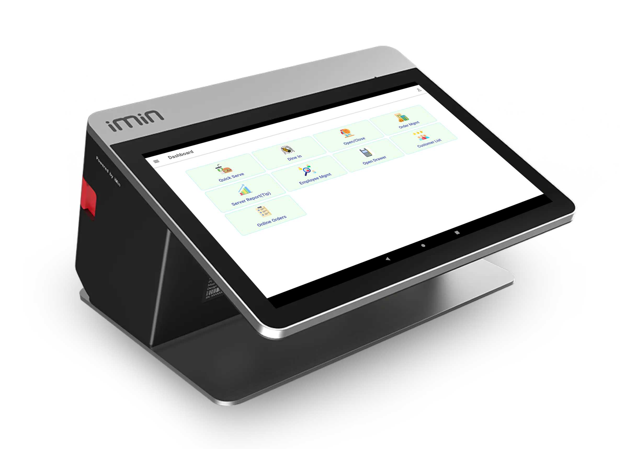 CaPOS handheld POS device close-up