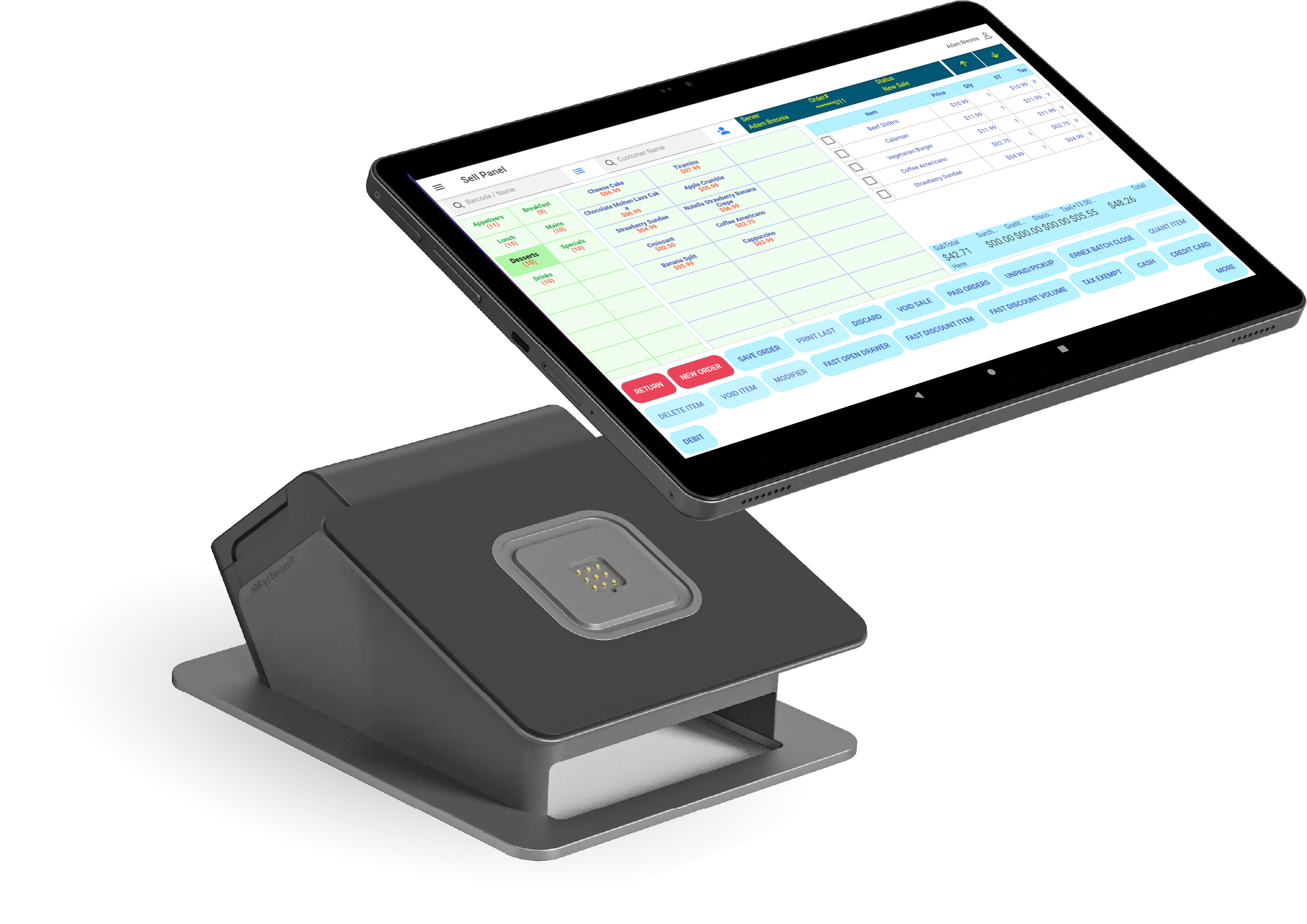 CaPOS handheld POS device